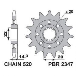 PBR Front Sprocket