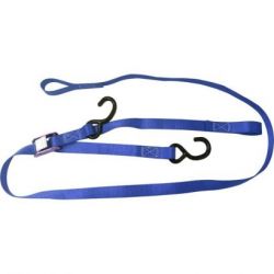 Tie Down Set-1"(25mm)S-Hooks with Soft Loop-Blue