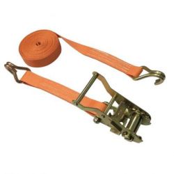 Ratchet Strap-Orange-2" With Double J Hooks