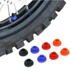 Tyre Valve Rubber Mudguard Set-Black