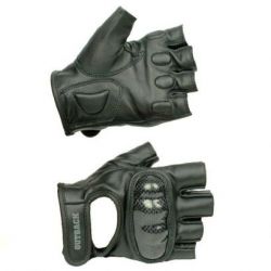 Outback Carbon F/Less Leather Gent Glove Blk-S/8