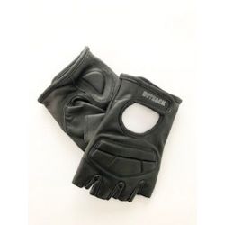 Outback Finger Less Leather Gent Glove Blk-S/8