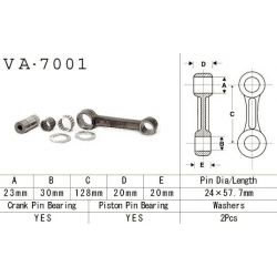 Conrod Kit-RM250 86-95/RMX250-355-VA-7001