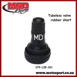 Tubeless Valve Rubber Short