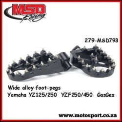 Wide Alloy F/Peg-Black-YAMAHA/GAS GAS