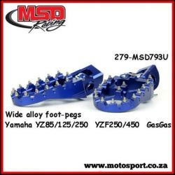 Wide Alloy F/Peg-Blue-YAMAHA/GAS GAS