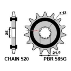 PBR Front Rubber Damper Sprocket