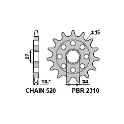 PBR Front Sprocket