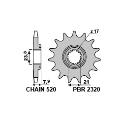 PBR Front Sprocket