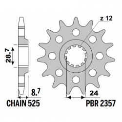 PBR Front Sprocket