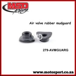 Tyre Valve Rubber Mudguard Set-Black