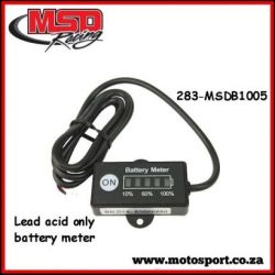 Lead Acid Battery Meter-Black