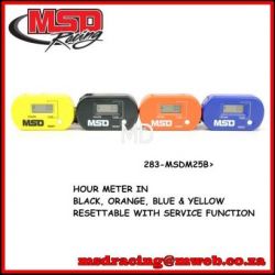 Resettable Hour Meter-Blu