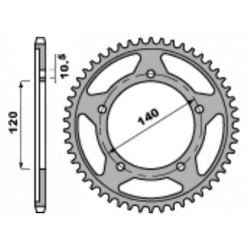 PBR Rear Sprocket