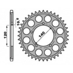 PBR Rear Sprocket